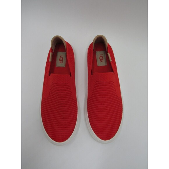 UGG Womens Red Casual Shoes Size 9 Alameda Sammy Slip-On Stretch Comfort VGUC - Picture 9 of 16